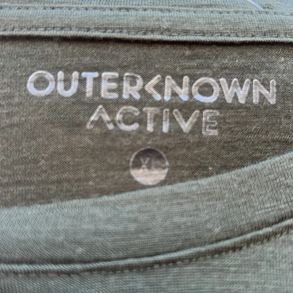 Outerknown Active Green Long Sleeve Wool Top Men's Size XL NWT